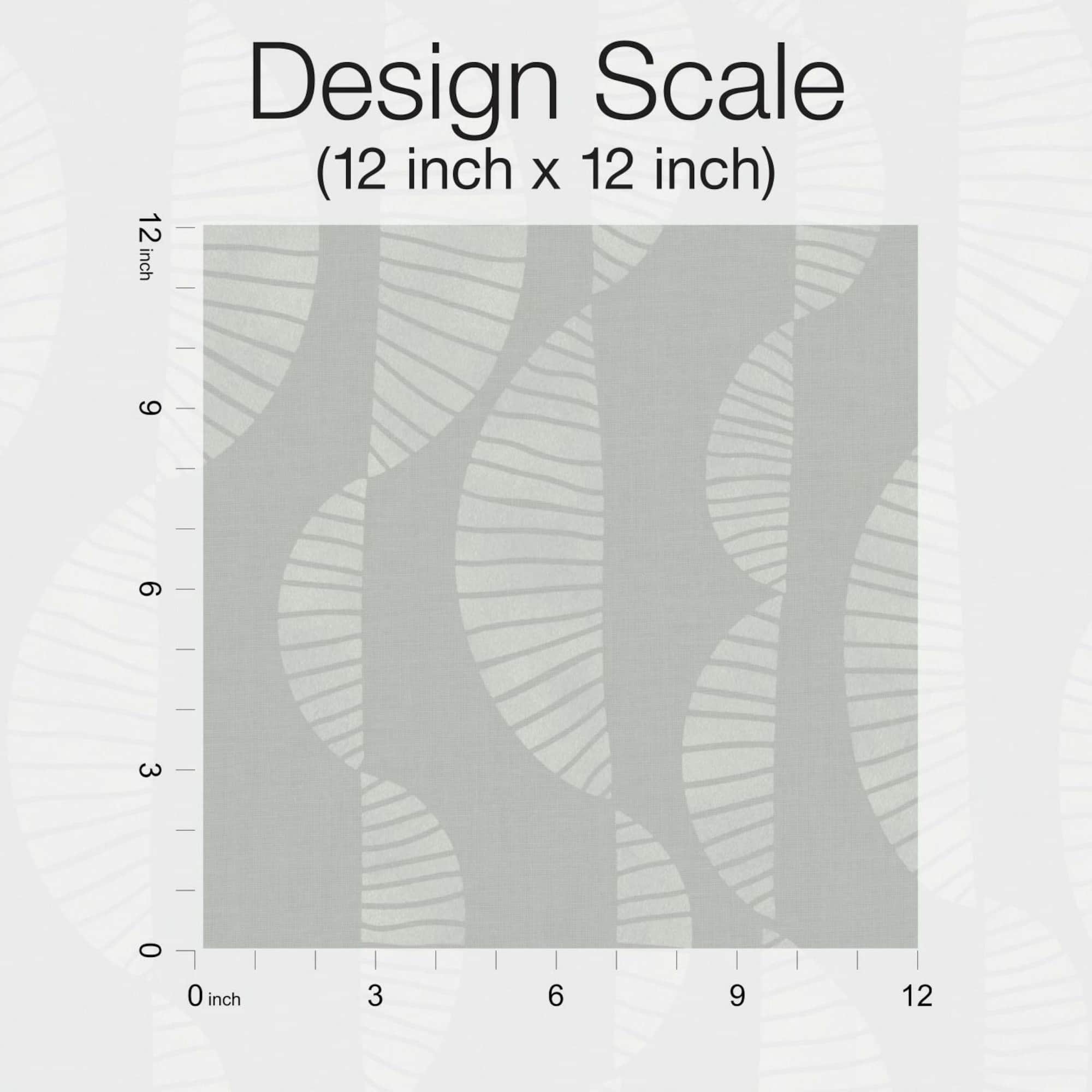 RoomMates Gray Seychelles Wave Peel & Stick Wallpaper